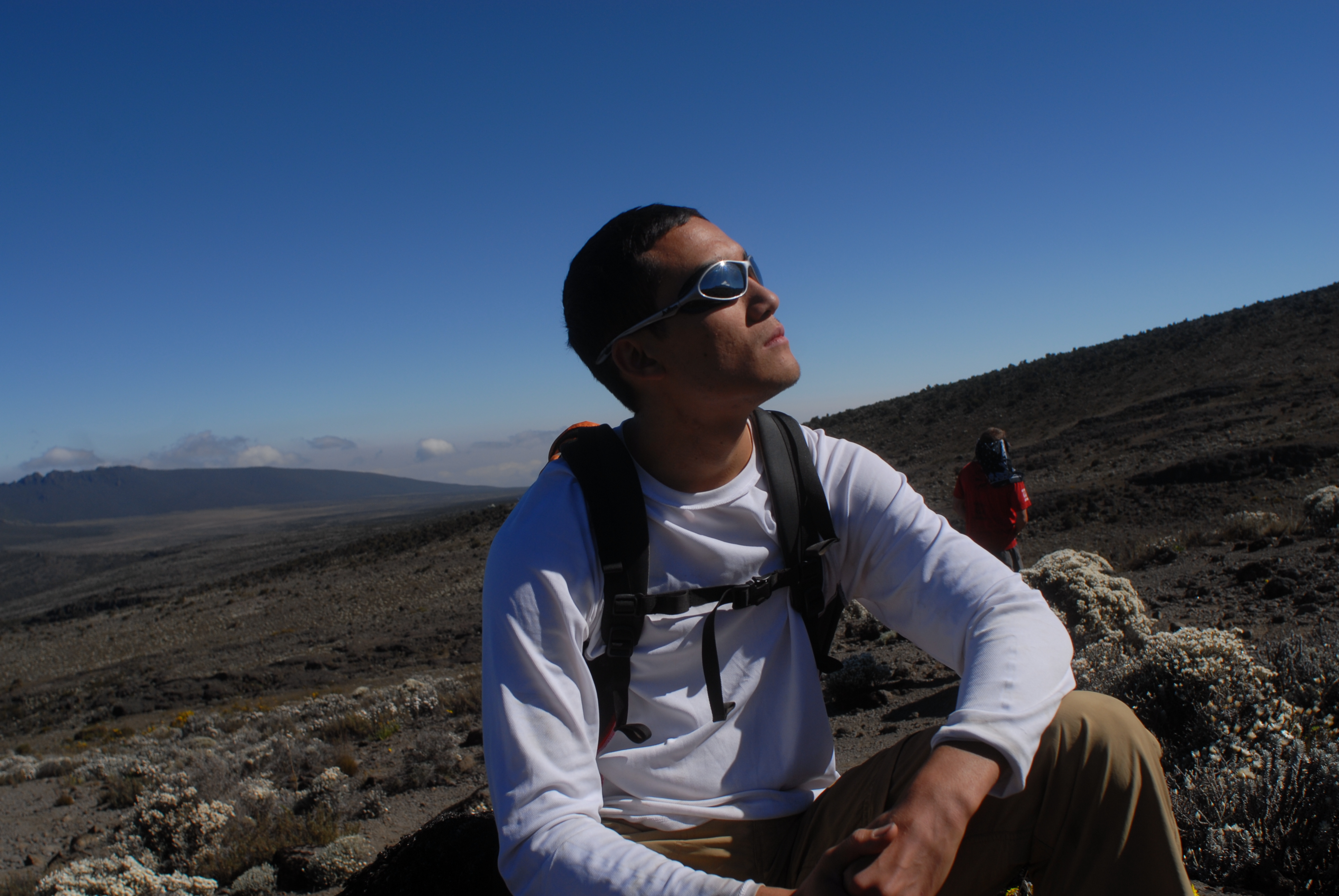 Steve Baskis on Mount Kilimanjaro